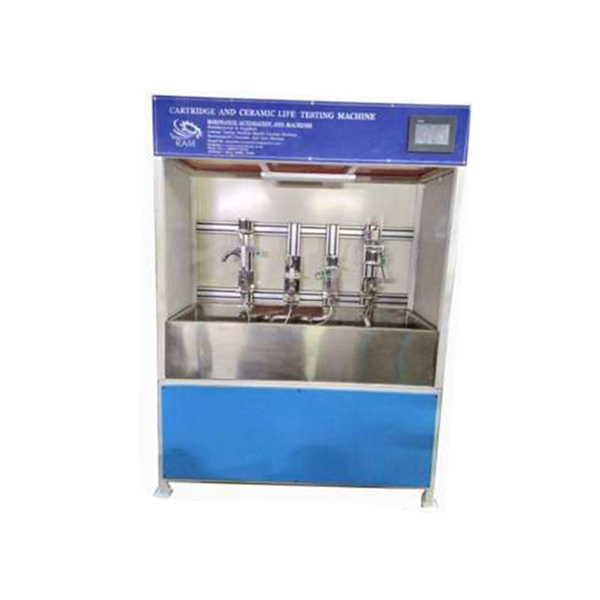 Cartridge and Ceramic life testing machine